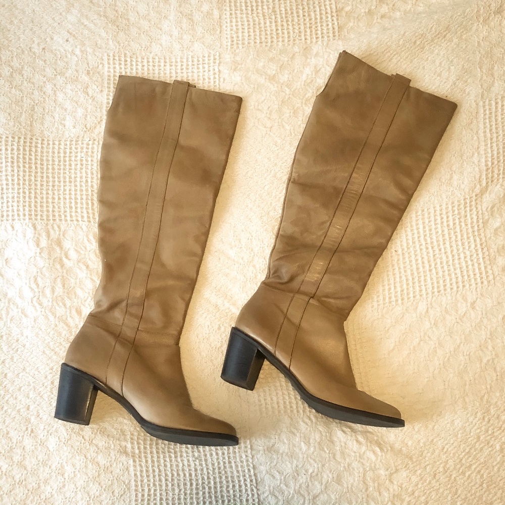 Tan Leather Riding Boots- Matisse  (11)